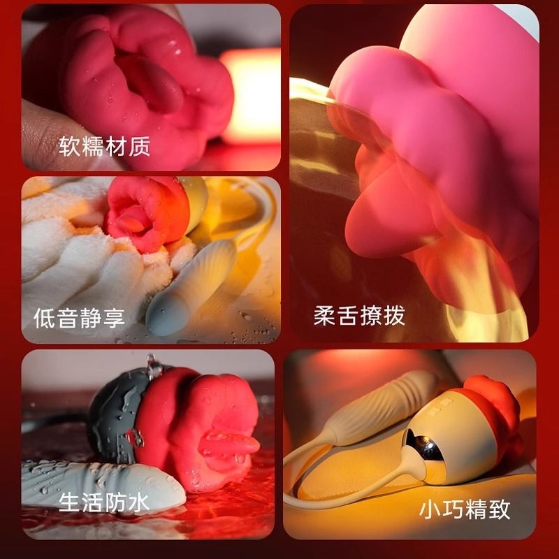 혀핥기녀성들은 혀핥기로 다주파진동신축자위기 성인용품을 자극한다