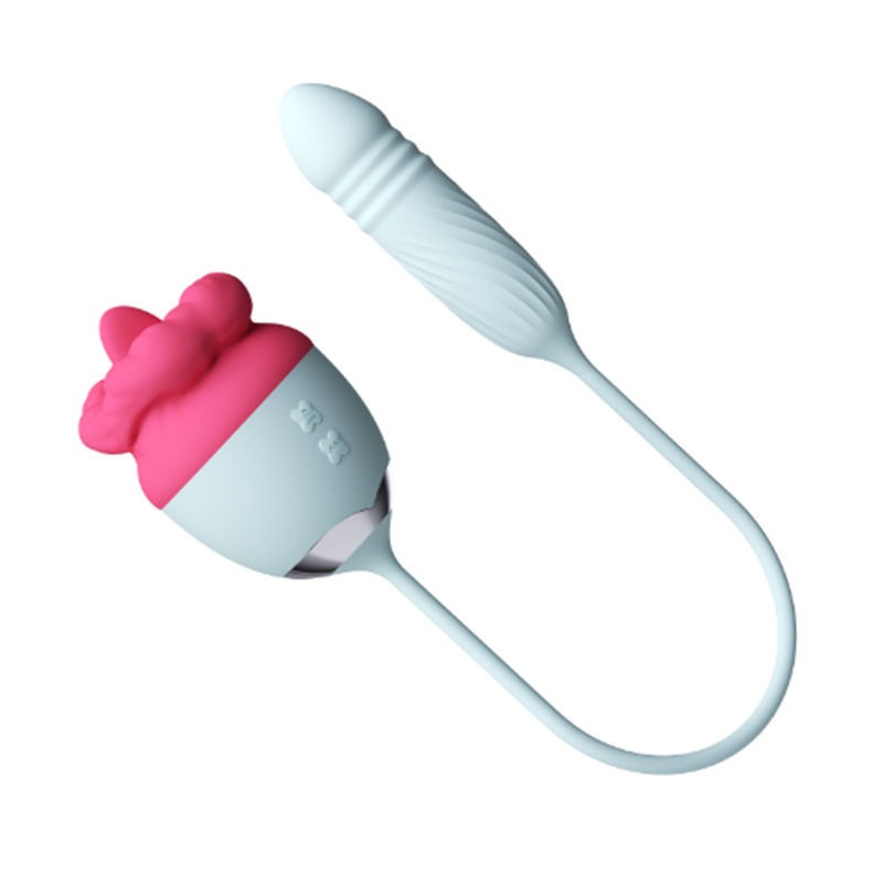 혀핥기녀성들은 혀핥기로 다주파진동신축자위기 성인용품을 자극한다