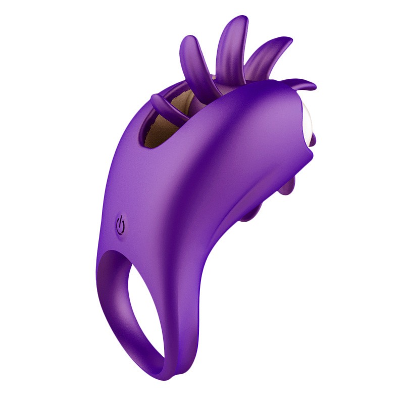 진동 잠금 고리 회전 혀 usb 충전 여성용 진동 스틱 성인 취미 용품
