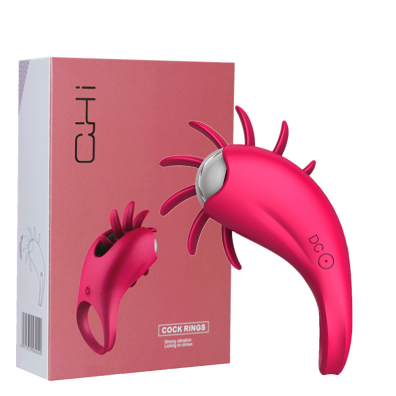 진동 잠금 고리 회전 혀 usb 충전 여성용 진동 스틱 성인 취미 용품