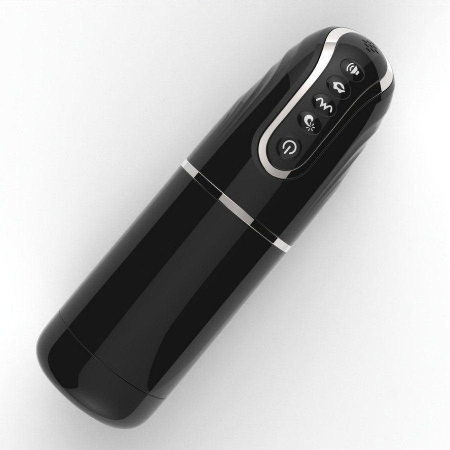 빨아들이는 전자동 비행기컵, 남성용 목구멍 클립, 진동, 발음 자위기 성인용품