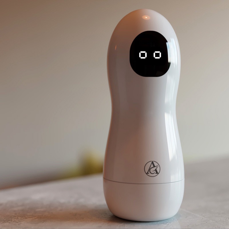 실탄형 비행기 컵 남자용 수동 집게 진동 자위 안마기 성인용품