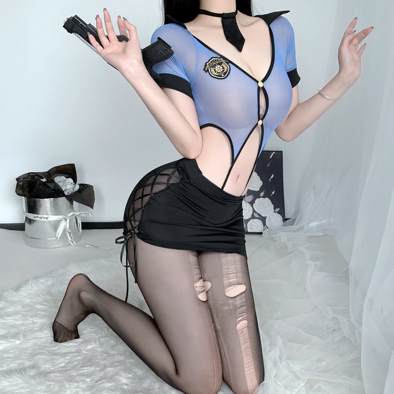 섹시한 속옷 여성 비서복을 유혹하는 고급 제복 섹스용품 qqny 역할극