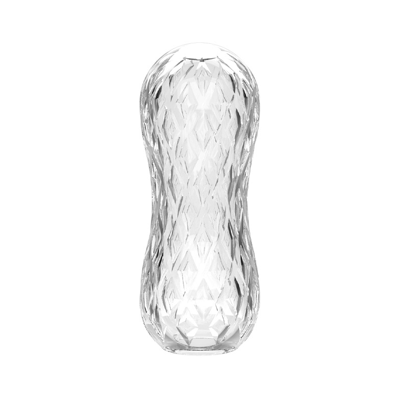 보기 좋은 수동 비행기 컵 돌진형 남성용 관통투명 자위훈련기 성인정구용품