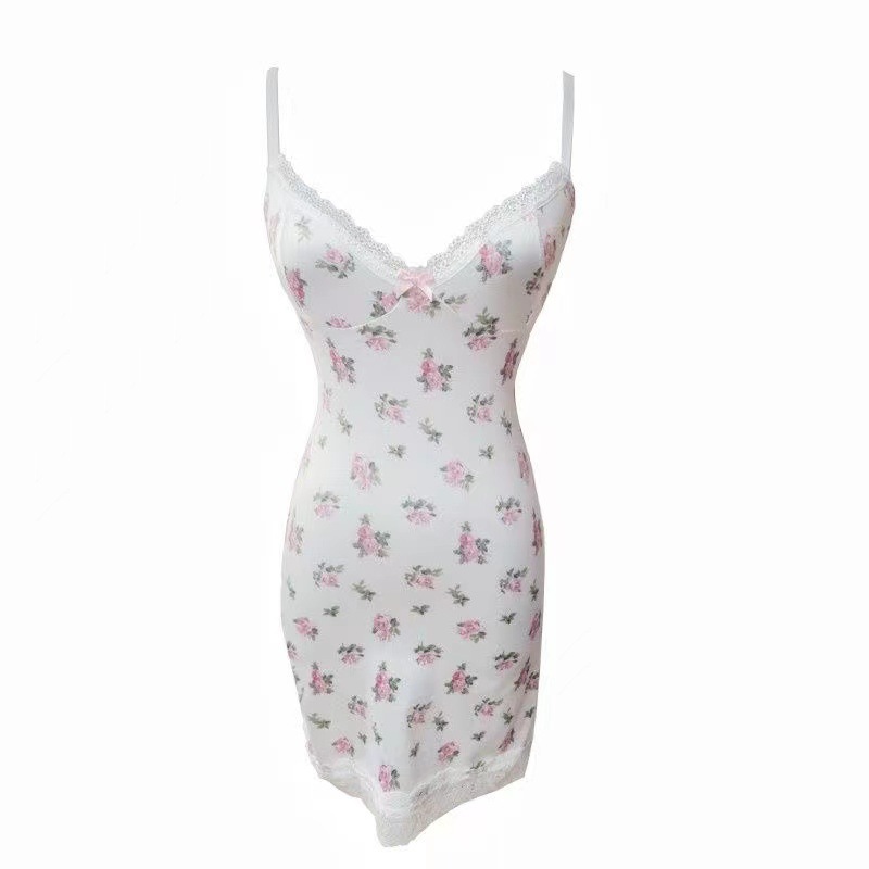 섹시 란제리 파자마 섹시 파자마 레이스 유혹 순수한 욕망 슬립 가슴 패드 힙 커버 미니스커트 용품