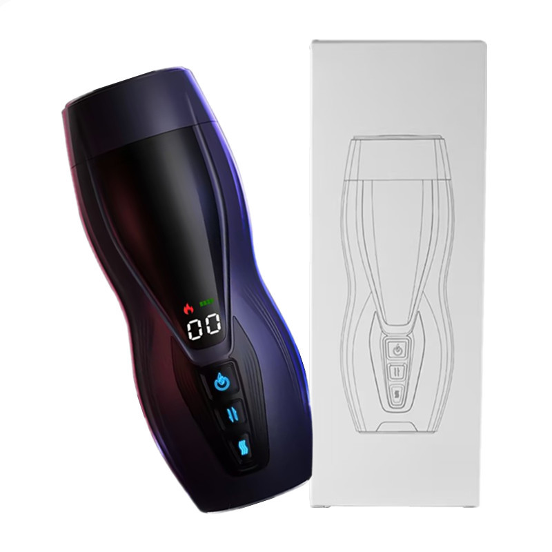 비행기컵 남성용 전자동 신축 진동 가열 발음 자위기 성인용품