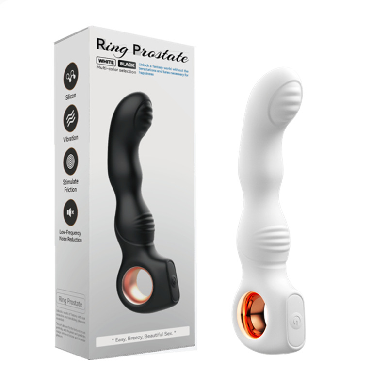 반지 전립선 안마기 남성용 후정 마개 자위기 usb 충전 성용품