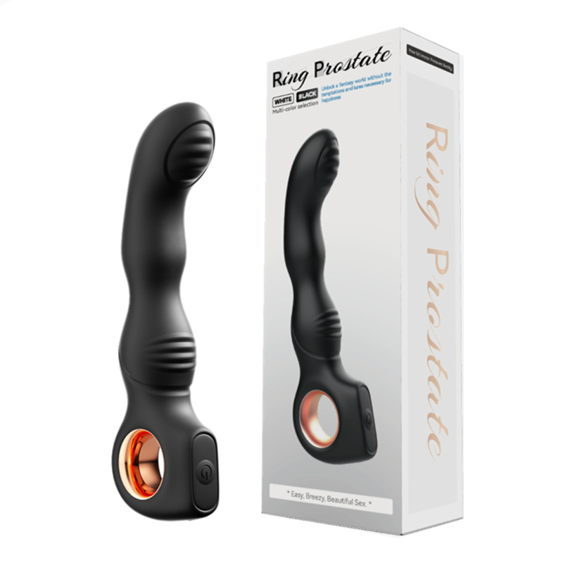 반지 전립선 안마기 남성용 후정 마개 자위기 usb 충전 성용품