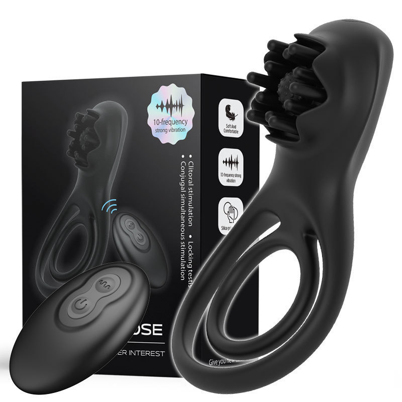 리모컨 진동 링 부부 진동 잠금 링 음핵 도발적 섹스 용품