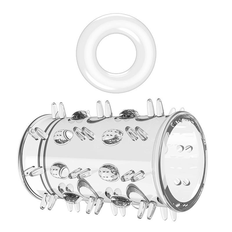 늑대 치아 드래곤 볼 세트 남자용 늑대 치아 물리 정액 고리 포피 반지 성용품