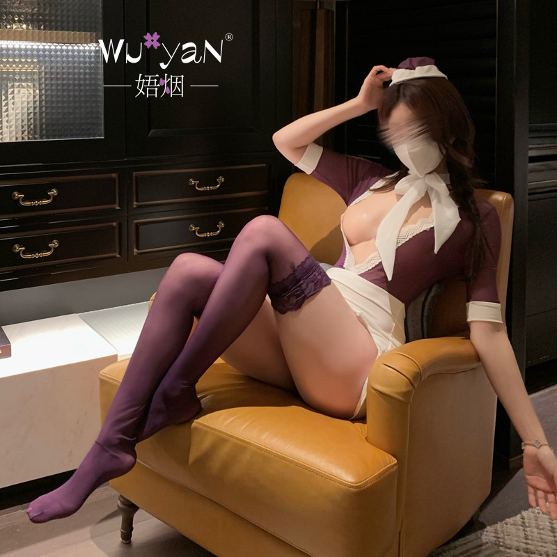 섹시한 속옷 여자 금욕은 비서 제복 무드 커플 섹시 섹시 잠옷