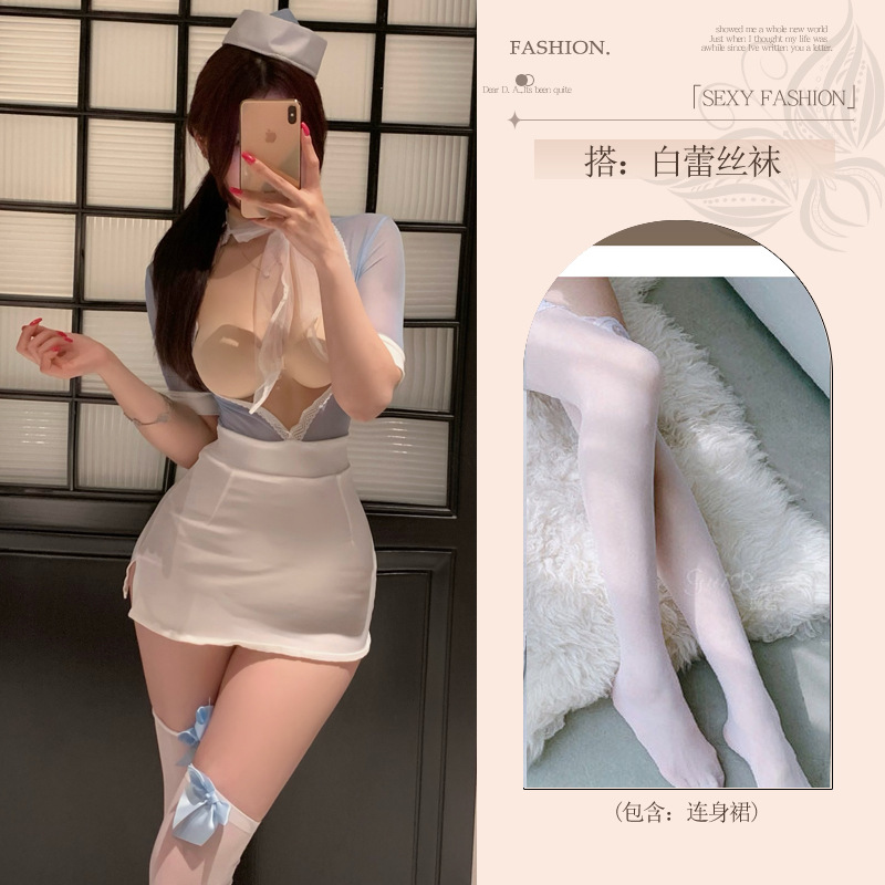 섹시한 속옷 여자 금욕은 비서 제복 무드 커플 섹시 섹시 잠옷