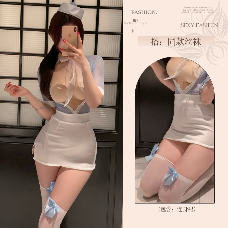 섹시한 속옷 여자 금욕은 비서 제복 무드 커플 섹시 섹시 잠옷