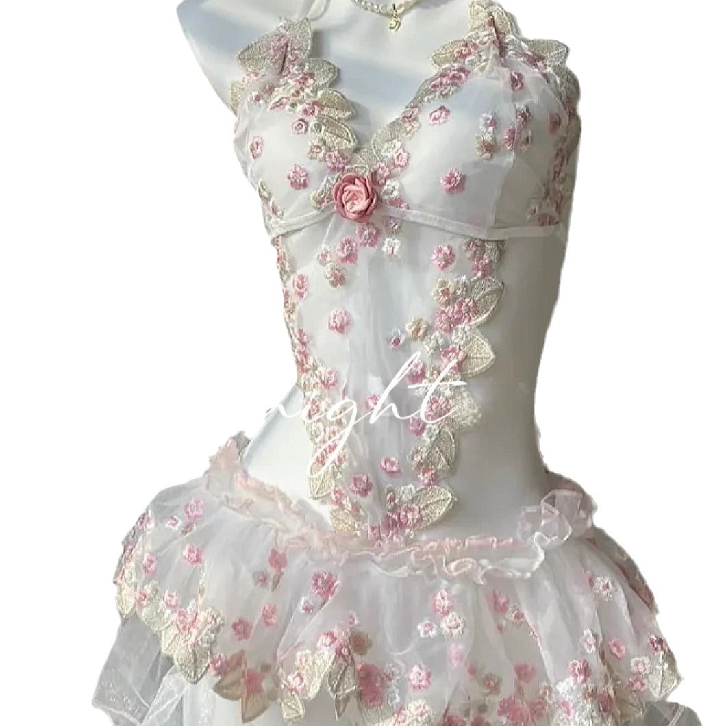 섹시 점프슈트 잠옷 힙 스커트 무드 커플 아이템