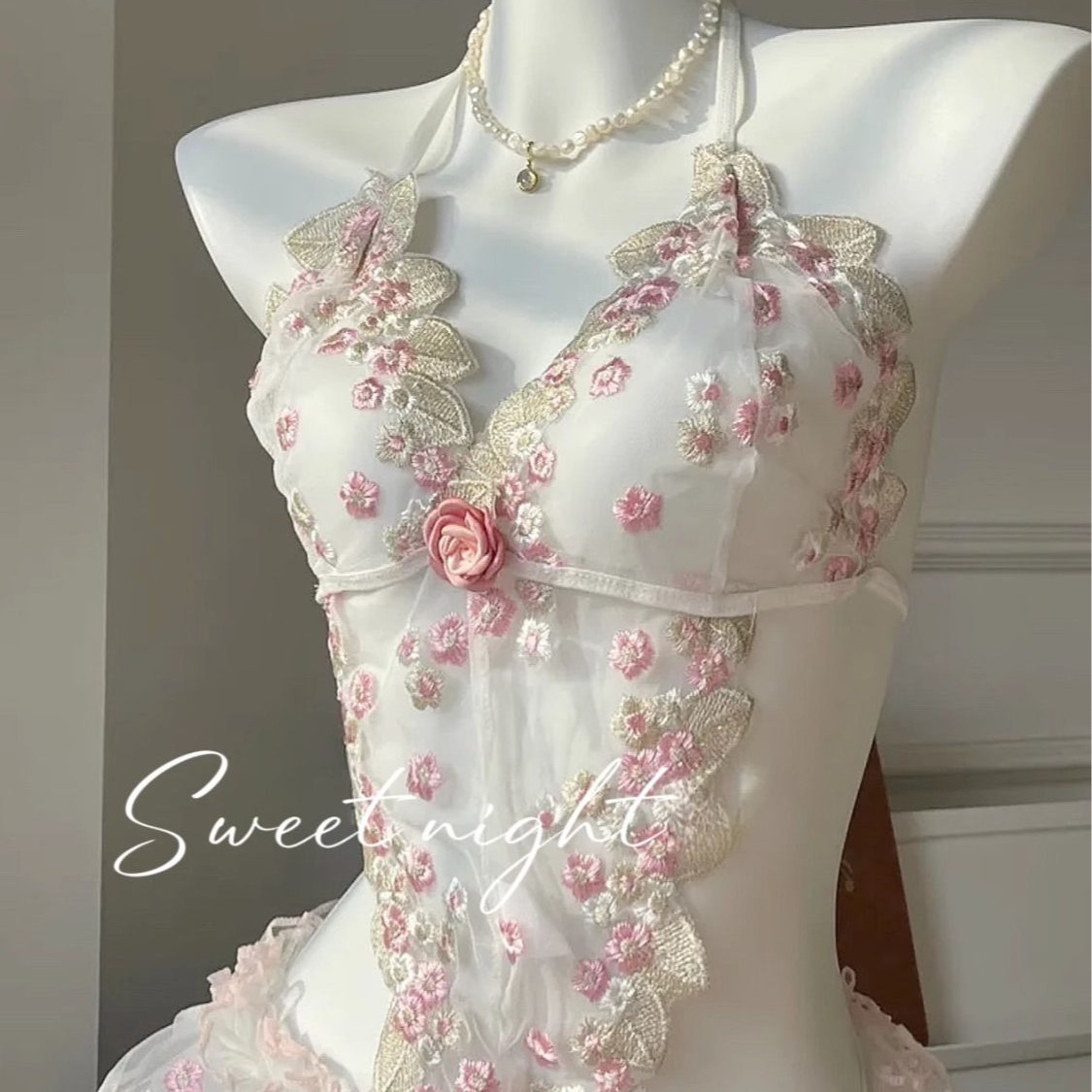 섹시 점프슈트 잠옷 힙 스커트 무드 커플 아이템