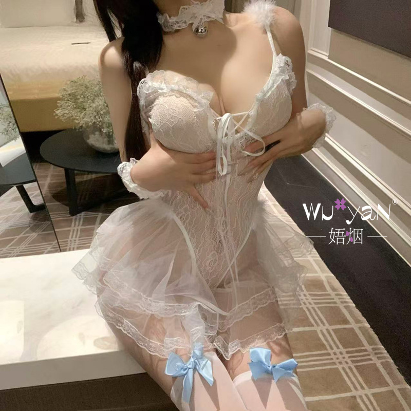 섹시한 란제리 로얄 앤 래빗 섹시한 파자마 고급스러운 분위기의 유니폼 취미 jk