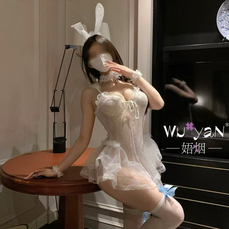 섹시한 란제리 로얄 앤 래빗 섹시한 파자마 고급스러운 분위기의 유니폼 취미 jk