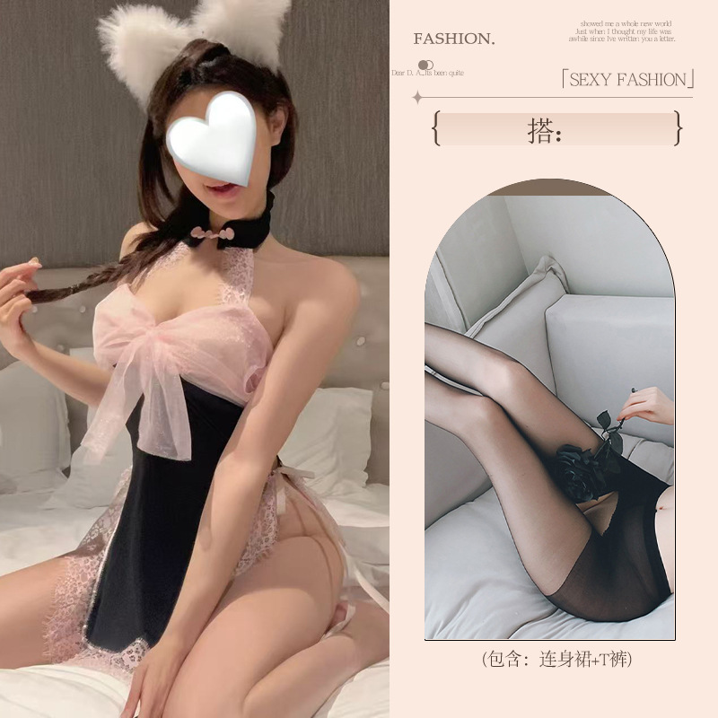 섹시 란제리 순 섹스 란제리 금욕 나이트 메이드 룩 섹시한 jk 룩