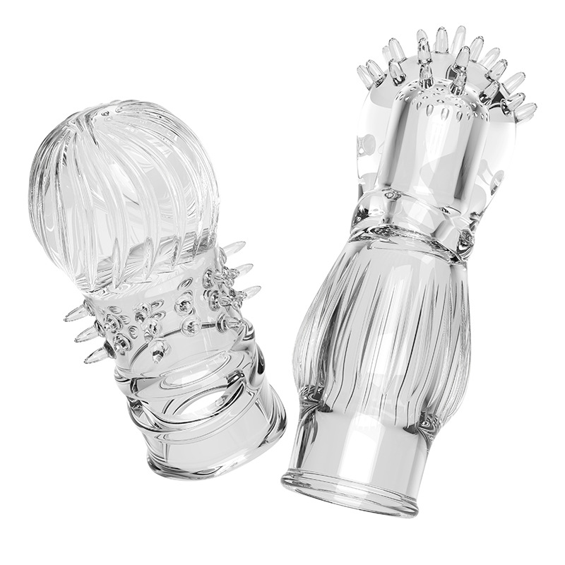 부드러운 가시세트 부부취향 구슬알갱이 늑대이세트 남성용 투명수정 귀경세트