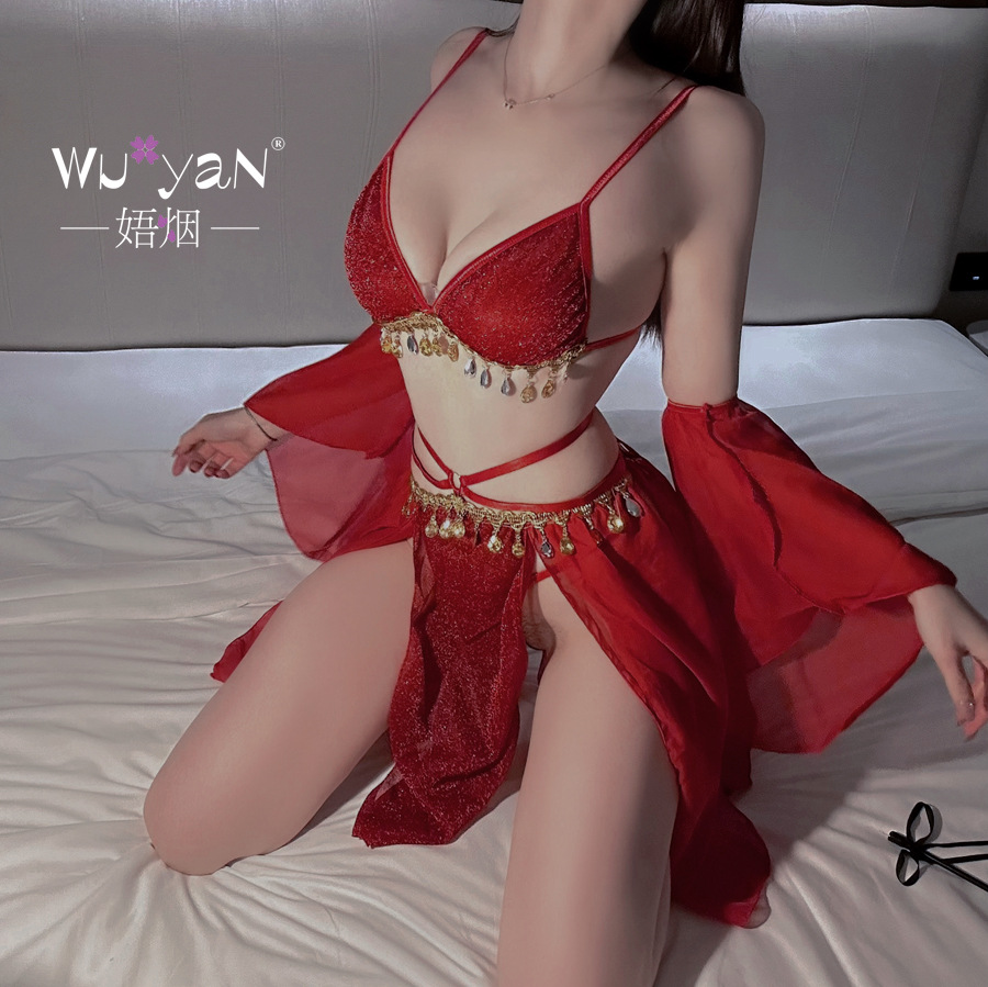 섹시 속옷 순 욕 속옷 금욕 면탈 신부 룩 섹시한 코스 파자마 성적 정취 제복