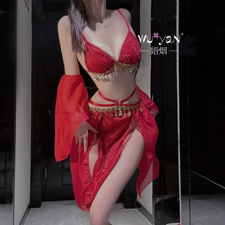 섹시 속옷 순 욕 속옷 금욕 면탈 신부 룩 섹시한 코스 파자마 성적 정취 제복