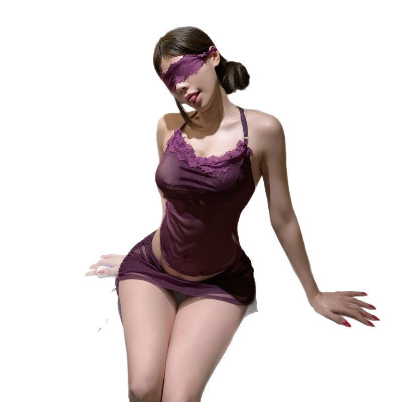 섹시 언더웨어 순수한 욕망 속옷의 금욕 오버 사이즈 섹시한 파자마 코스 제복