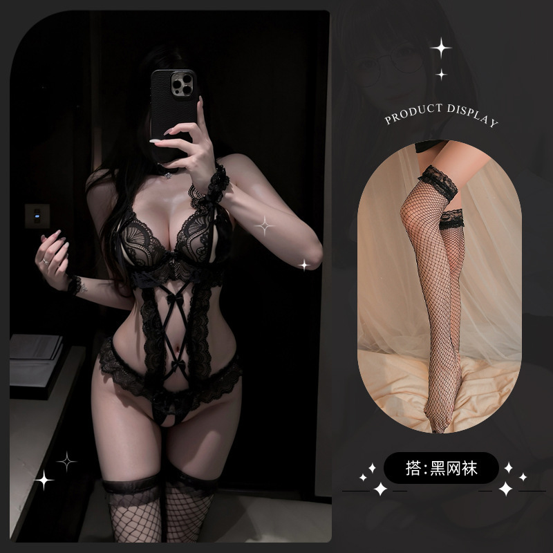 섹시 란제리 순 욕정 란제복 금욕 섹시한 파자마