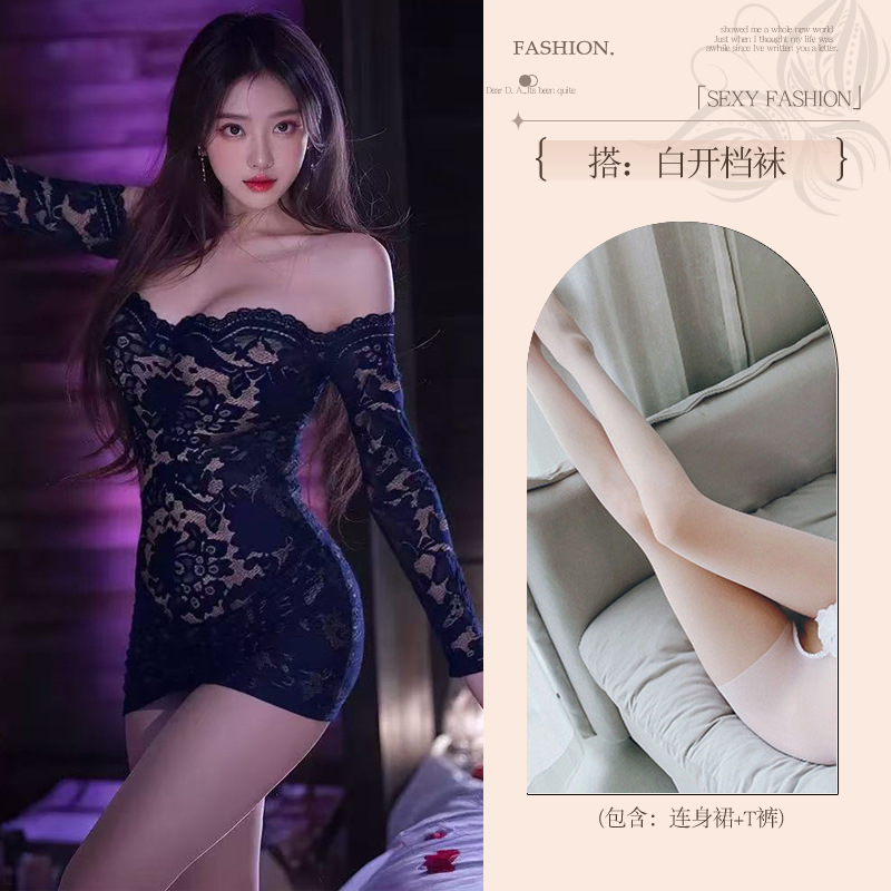 섹시 속옷 순 욕심 속옷 여자 제복 금욕 섹스 제복 원피스섹시한 잠옷