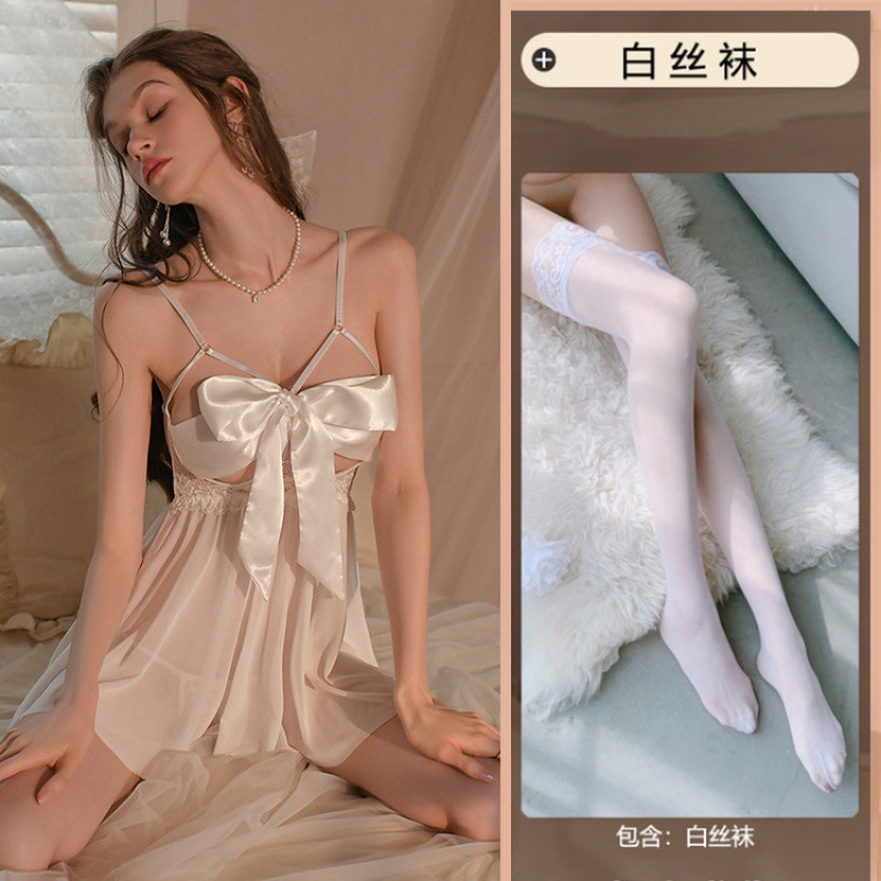 섹시 란제리 유니폼 섹시한 가랑이 벗기 잠옷 열정 레이스 잠옷 수트