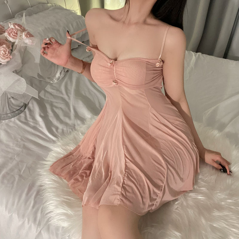 섹시 속옷의 섹시 시스루 글래머의 유혹이 열려 화끈한 투명 슬립 섹스 용품