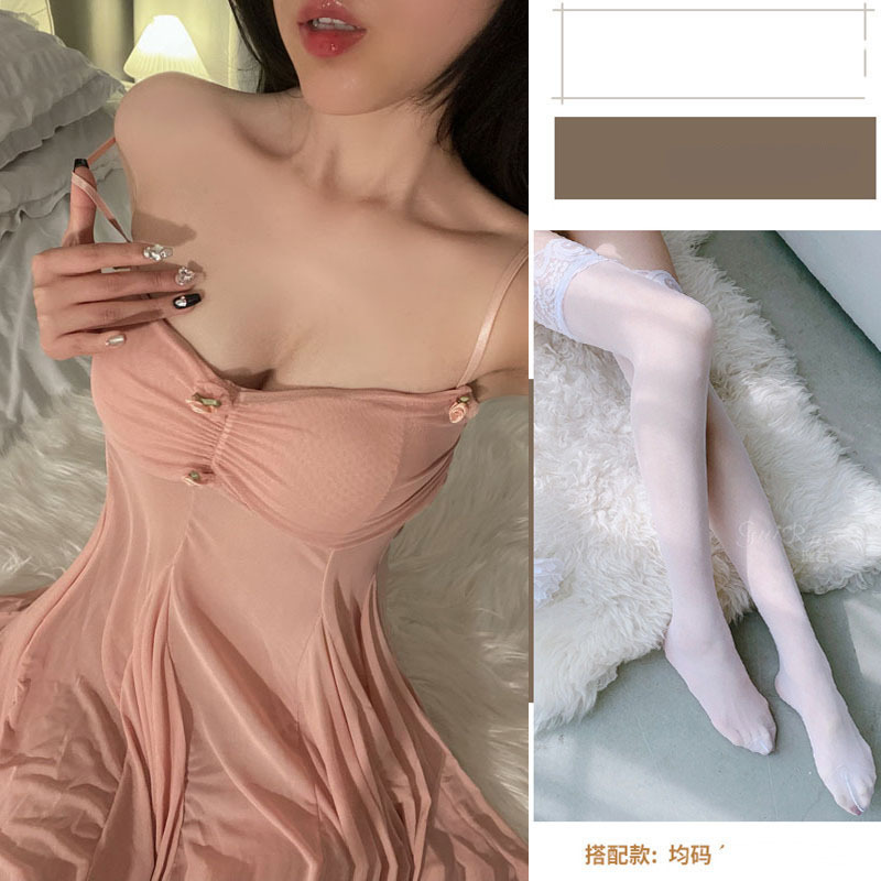 섹시 속옷의 섹시 시스루 글래머의 유혹이 열려 화끈한 투명 슬립 섹스 용품