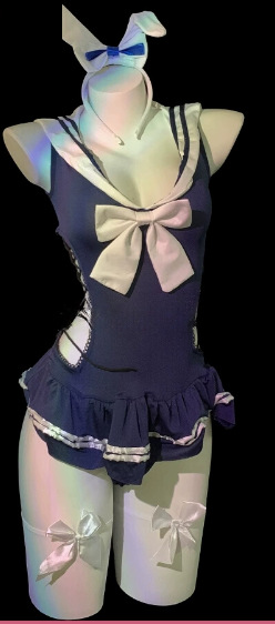 섹시 란제리 토끼 제복 오픈 수영복 레깅스 스커트