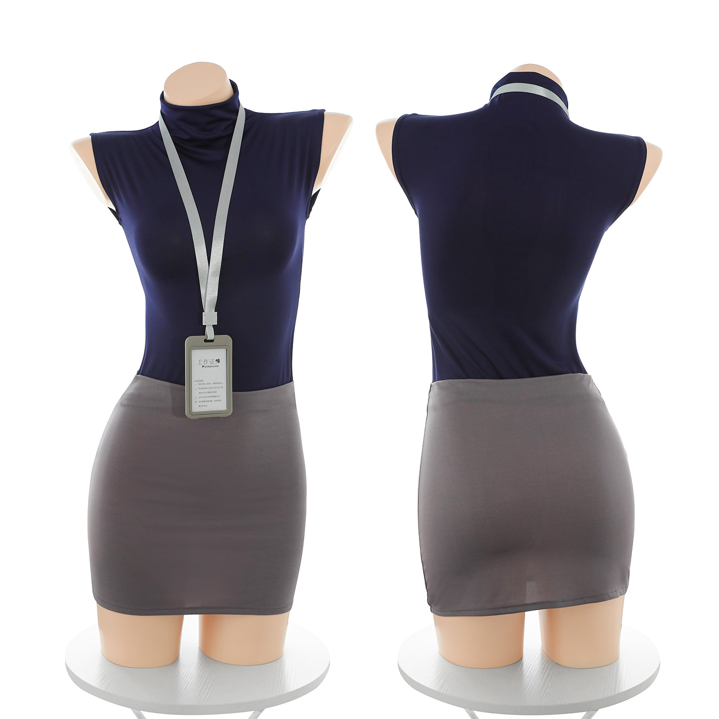 섹시 속옷 순 욕 속옷 금욕면 비서 섹시 코스 파자마 제복 힙 스커트