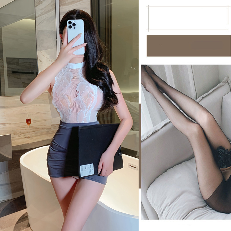 섹시 속옷 순 욕 속옷 금욕 면탈 비서 백 힙 스커트 섹시한 코스 파자마 제복