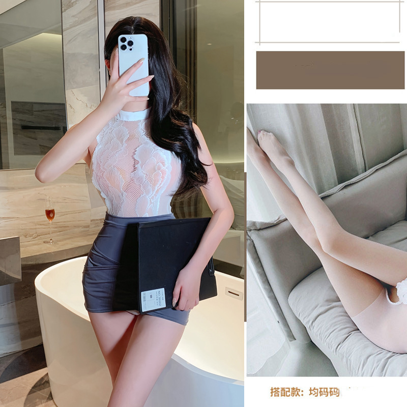 섹시 속옷 순 욕 속옷 금욕 면탈 비서 백 힙 스커트 섹시한 코스 파자마 제복