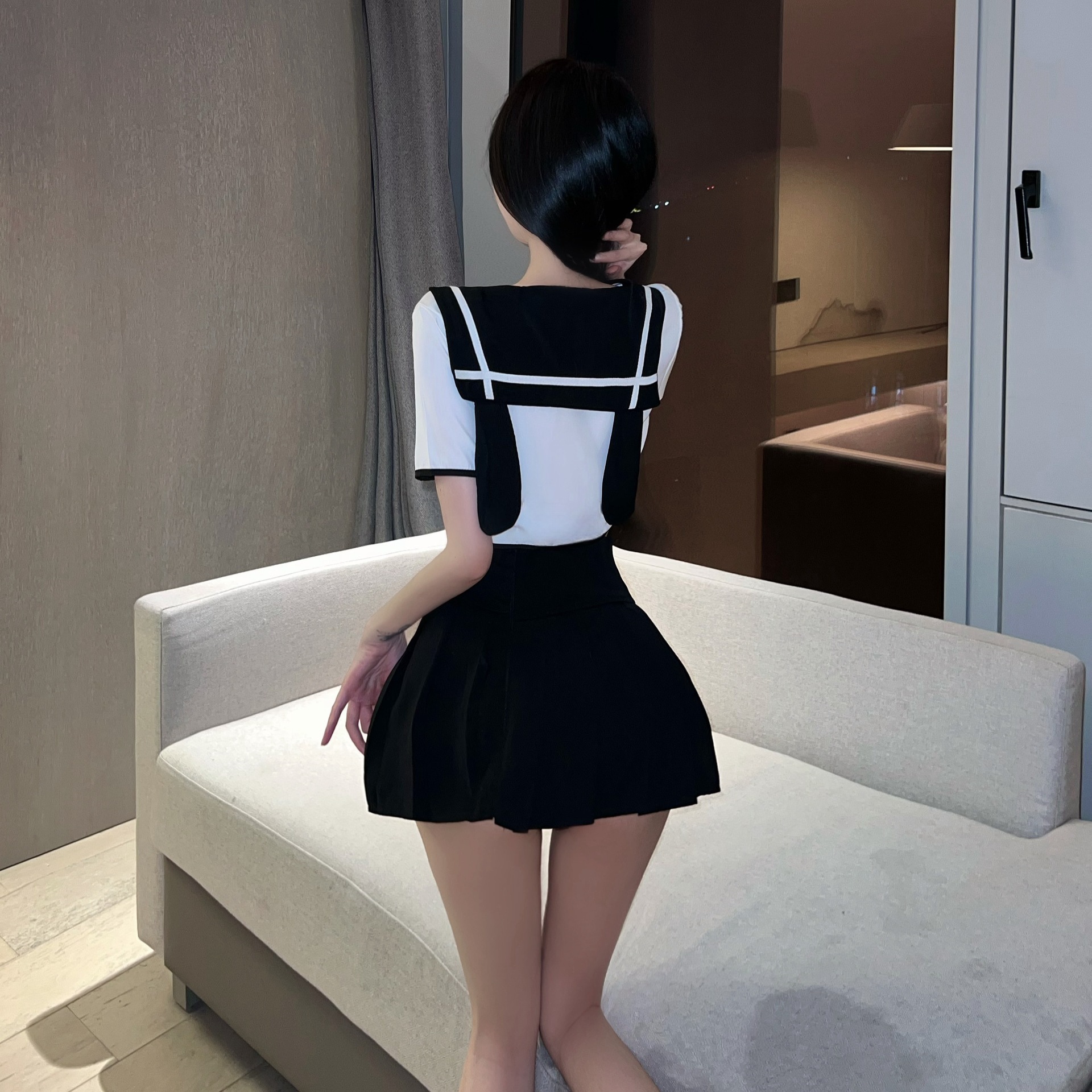 섹시 속옷 순 욕정 q 속옷 금욕 학생복 섹시한 cos 잠옷 jk 제복