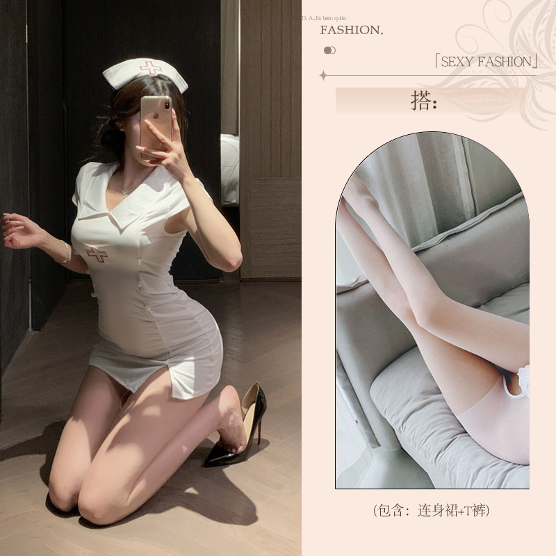섹스 속옷 순 욕 속옷 여자 제복 금욕 간호사 섹시 잠옷 여자의 취미