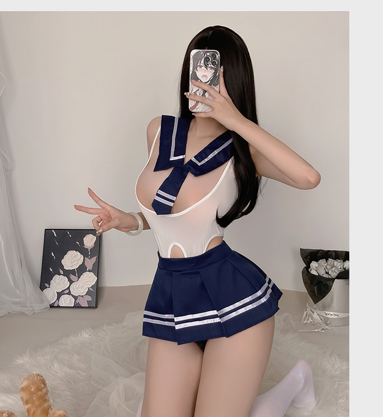 섹시한 속옷 여학생복 jk 제복 섹시한 유혹 qqny 세일러복 섹스 용품