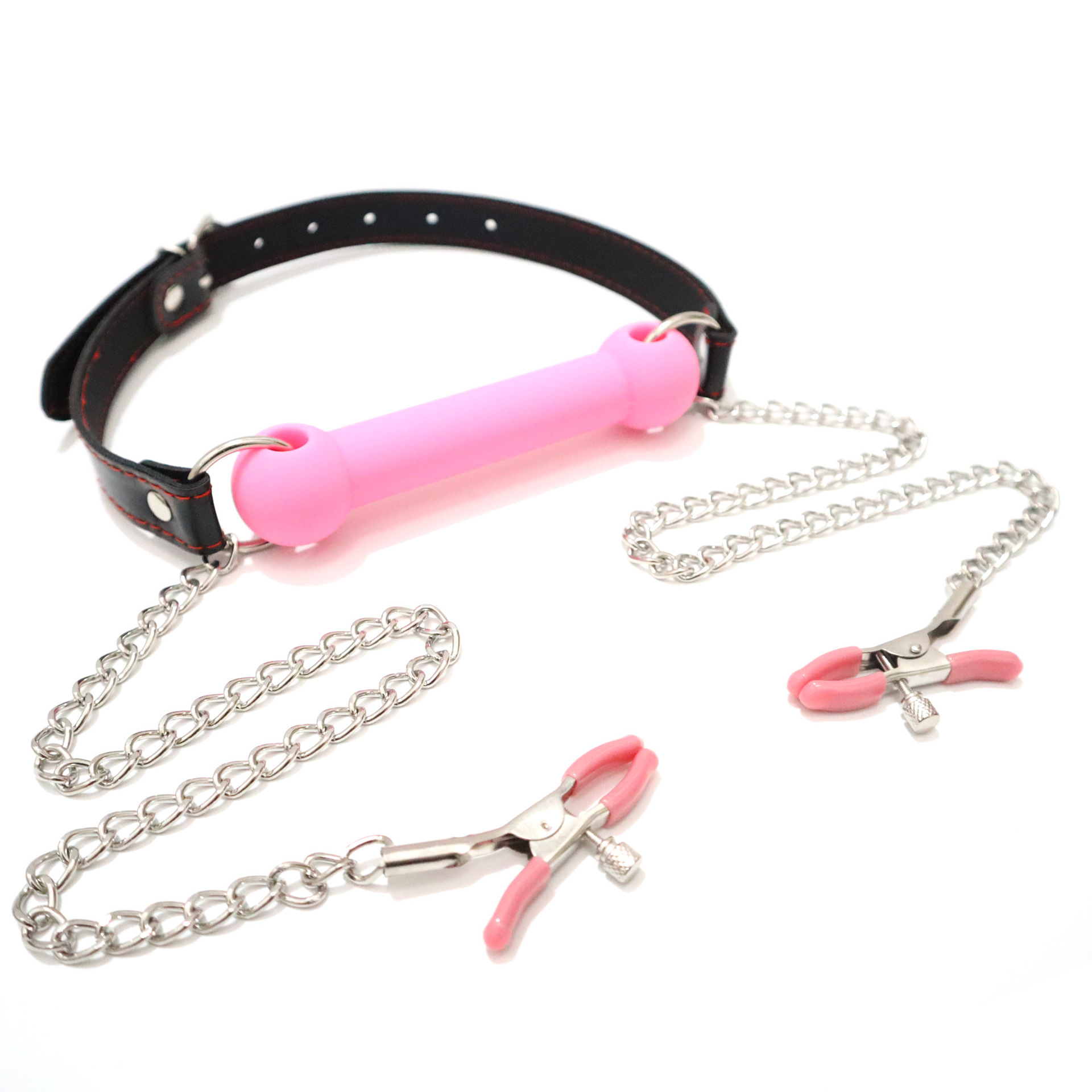 취미 sm 용품 개 뼈다귀 마개 젖집게 녀노 조련 형구 실리콘 구구 이색 성인용품