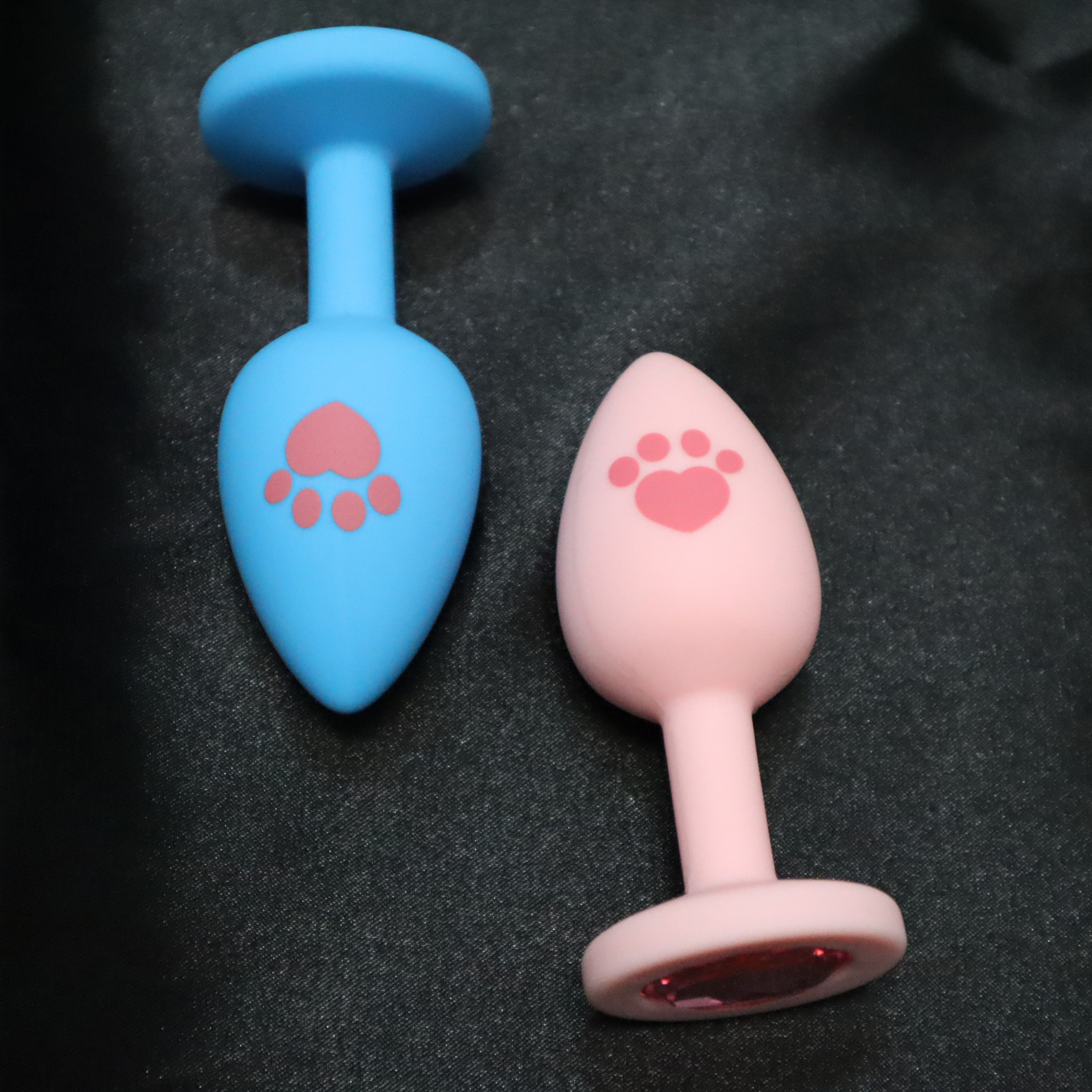 섹스 고양이 발톱 실리콘 항문 마개 부부 후정 조련 도구 강아지 방울 항문 마개 밴드 성인 sm 용품