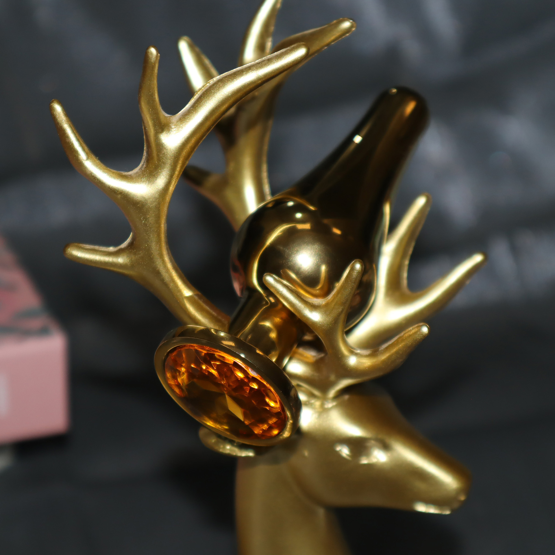 성적 sm 금속 항문막이꼬리 녀성후정교육용 항문막이여우 꼬리 성애도구