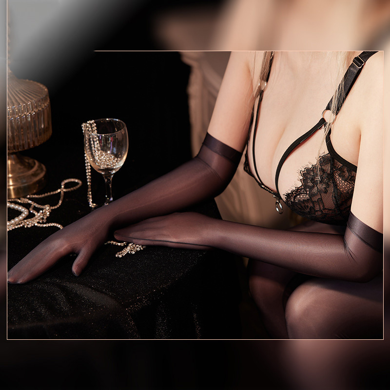 글래머장갑 섹시한 검은색 스타킹 남녀 섹스 용품 커플 앞신 건드리는 도구