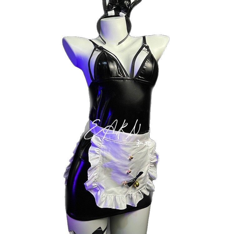 섹시 란제리 섹시 버니 메이드 제복 유혹의 롤플레잉 세트