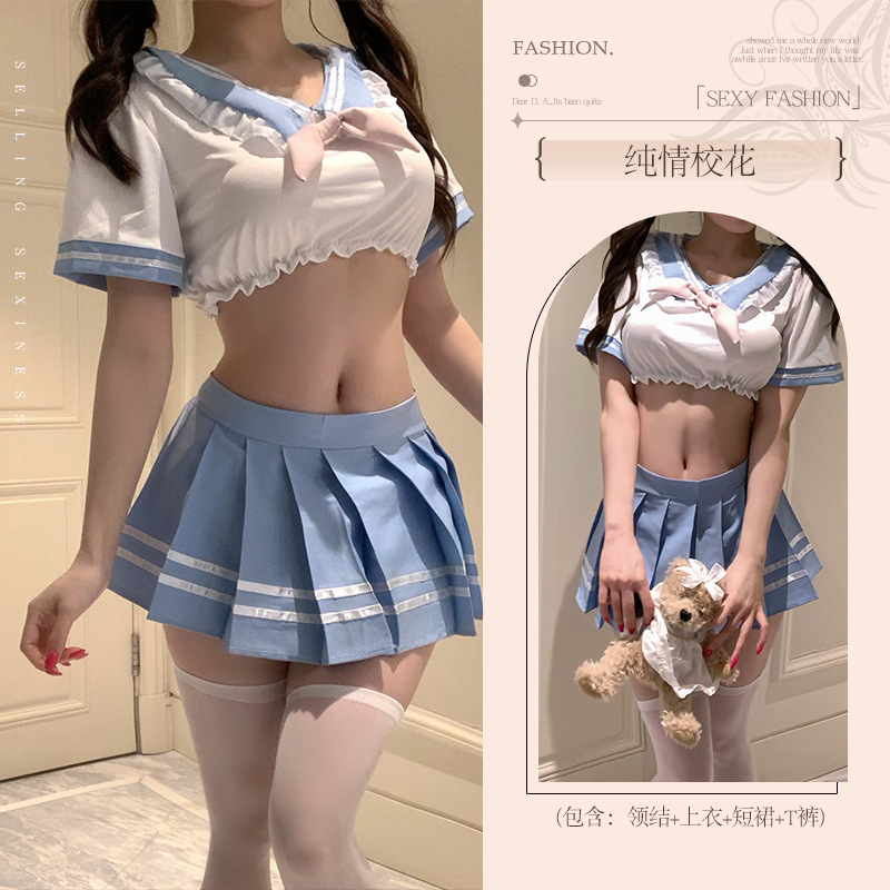 캠 퍼 스 j k 섹시 한여 학 생을 유 혹하는 섹시 한 속 옷의 섹시 한 배 복 열 정을 벗다