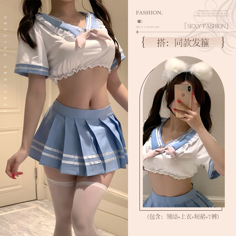 캠 퍼 스 j k 섹시 한여 학 생을 유 혹하는 섹시 한 속 옷의 섹시 한 배 복 열 정을 벗다