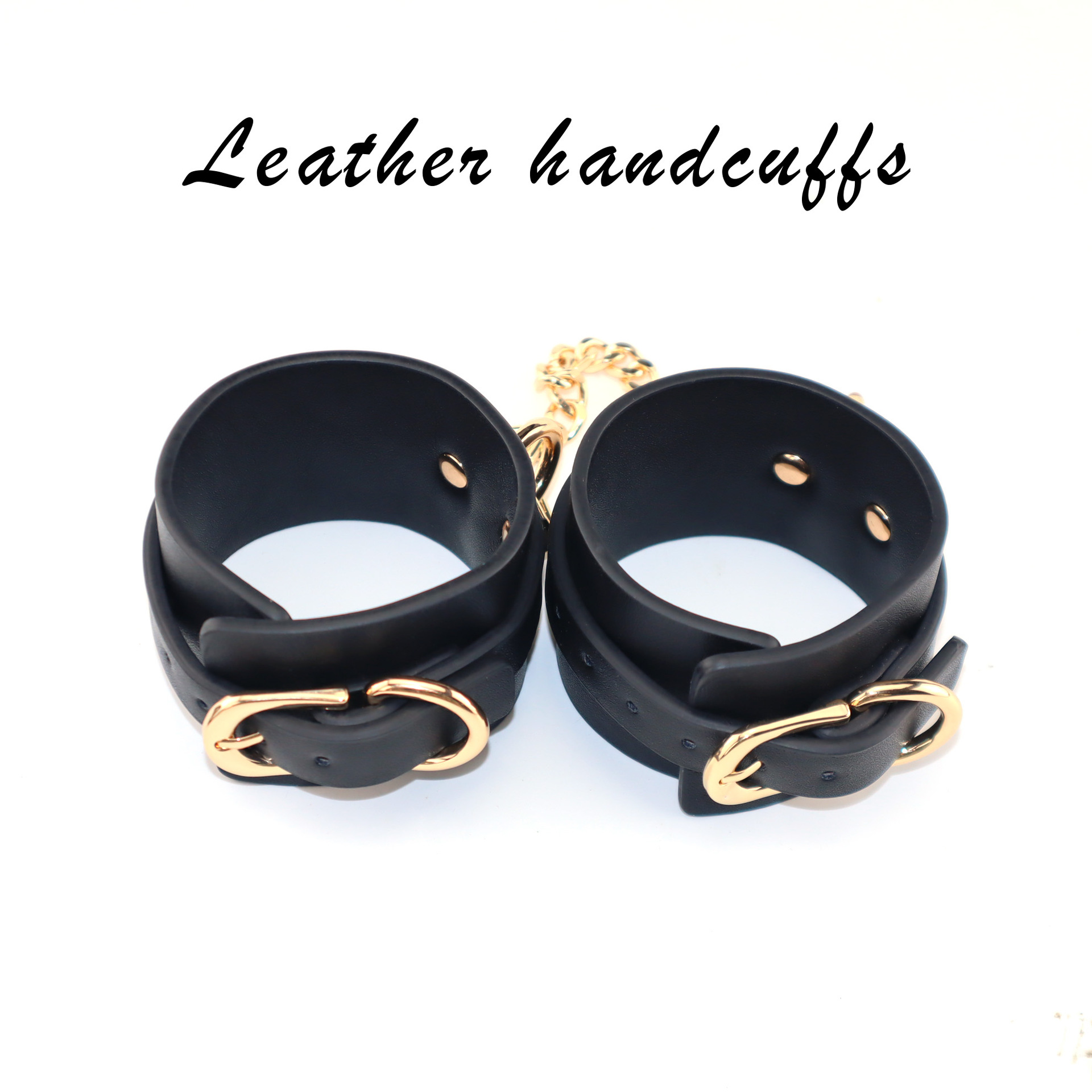 sm 수갑 결박 부부 교제 도구 녀성용 조련가죽 수갑 이색 성용품