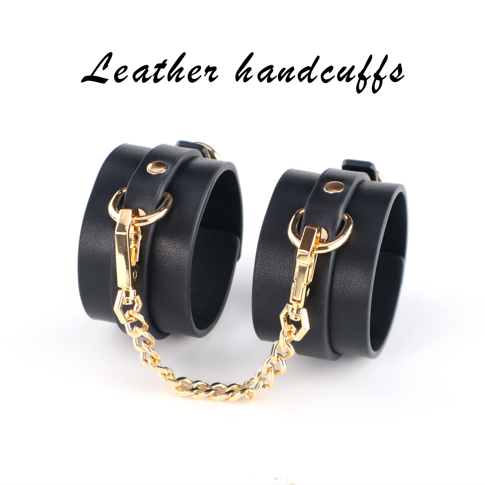 sm 수갑 결박 부부 교제 도구 녀성용 조련가죽 수갑 이색 성용품