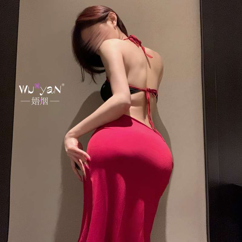 섹시 란제리를 입는 여자 금욕 섹시한 치파오 커플 사랑 재미