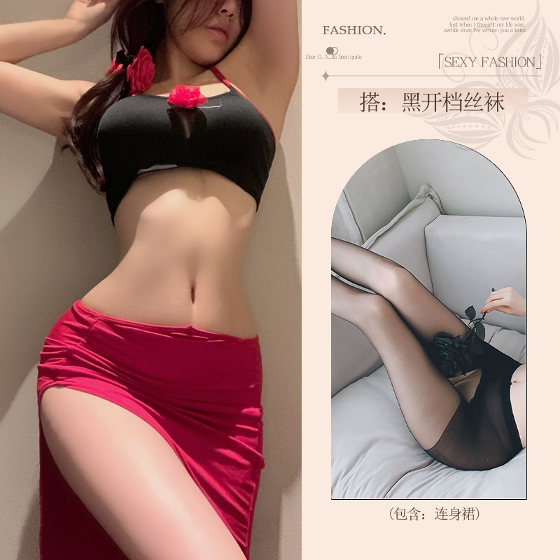 섹시 란제리를 입는 여자 금욕 섹시한 치파오 커플 사랑 재미