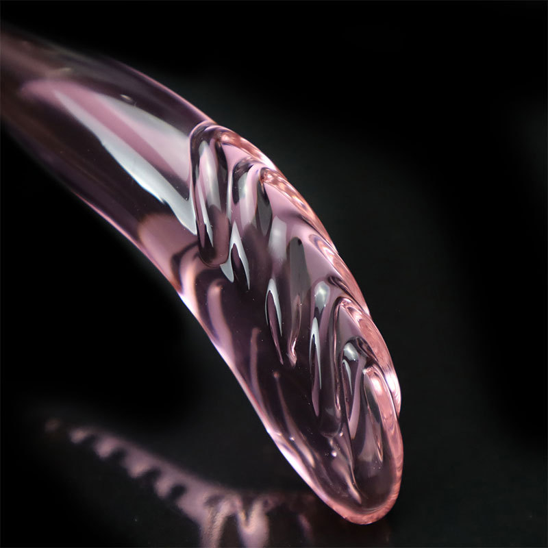 투명 해마 유리 성기구 g 포인트 여성용 자위 섹스용품 크리스털 인조 성기구